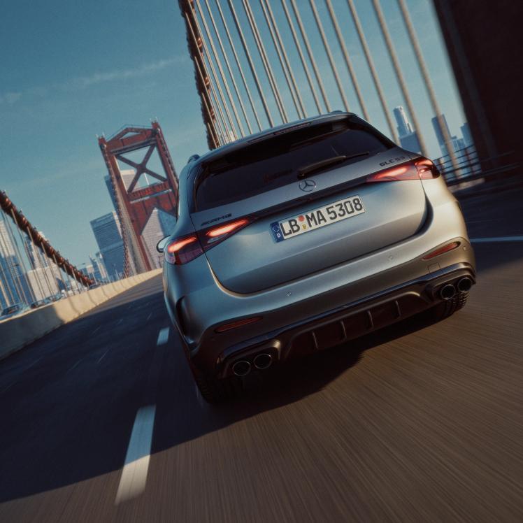Heckansicht Mercedes-AMG GLC 53 4MATIC+ SUV