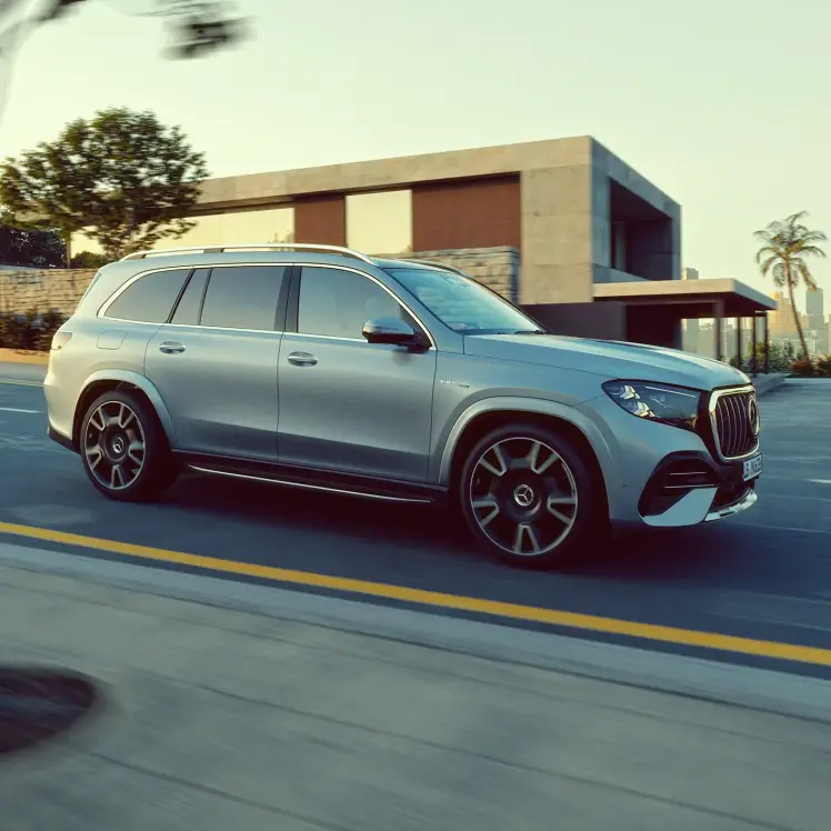 Front view of the Mercedes-AMG GLS SUV
