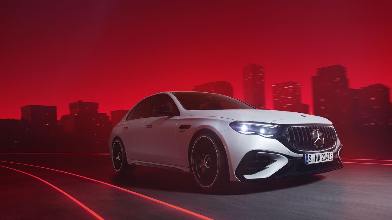 Mercedes-AMG E 53 Limousine Frontansicht.