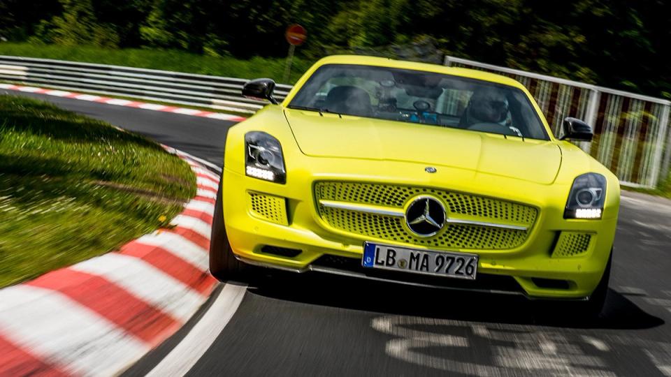 The Mercedes-AMG SLS Coupé Electric Drive