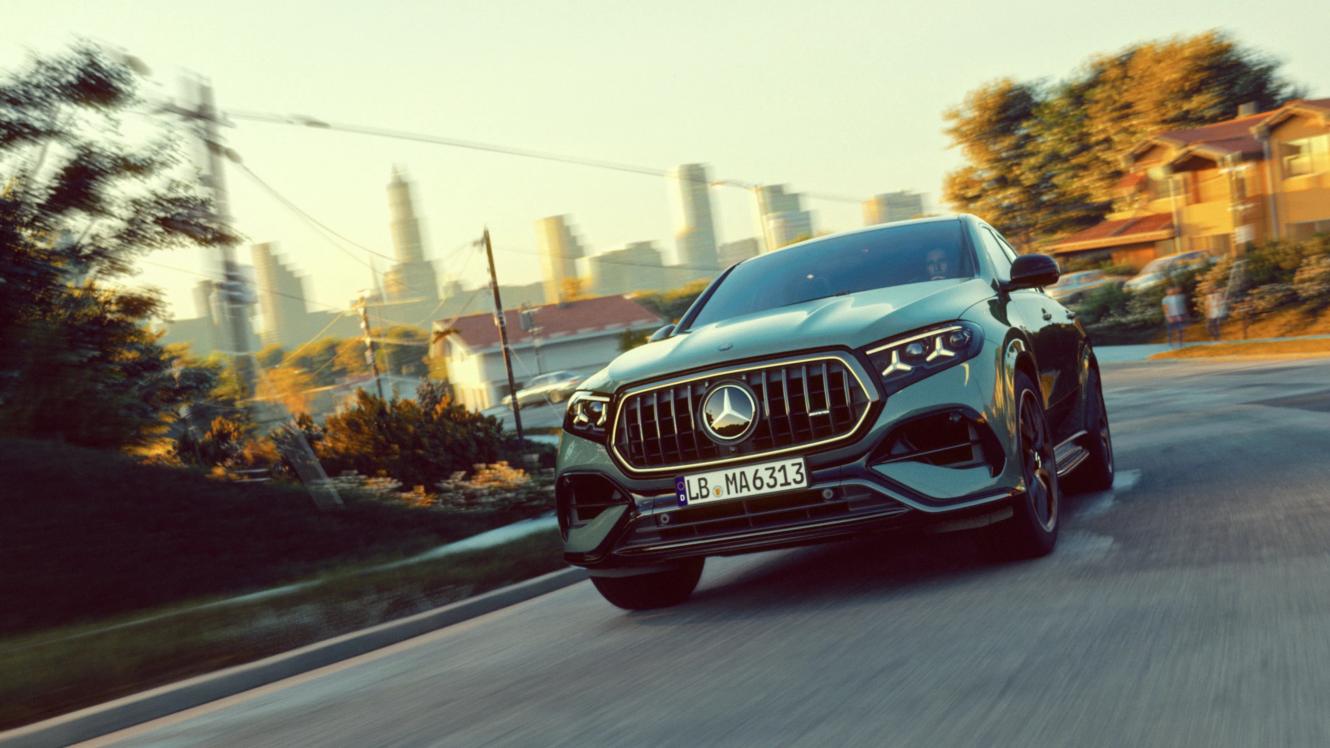 Front view of the Mercedes-AMG GLE Coupé