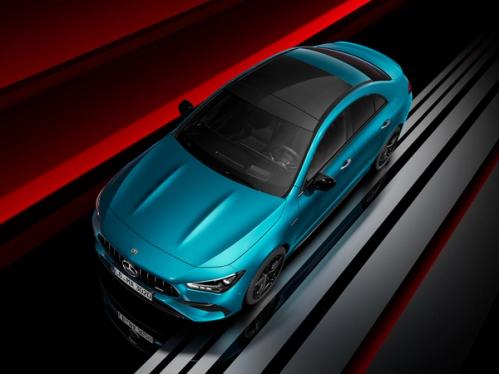 Der Mercedes-AMG CLA 35 Coupé von oben
