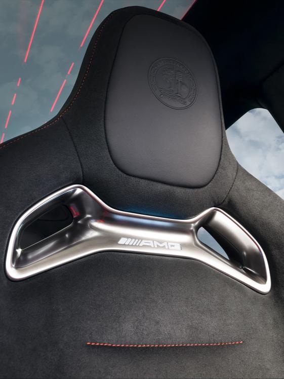 Detailed view of headrest Mercedes-AMG GT 4-Door Coupe