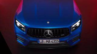 Motorhaube Mercedes AMG GLB 35 SUV.