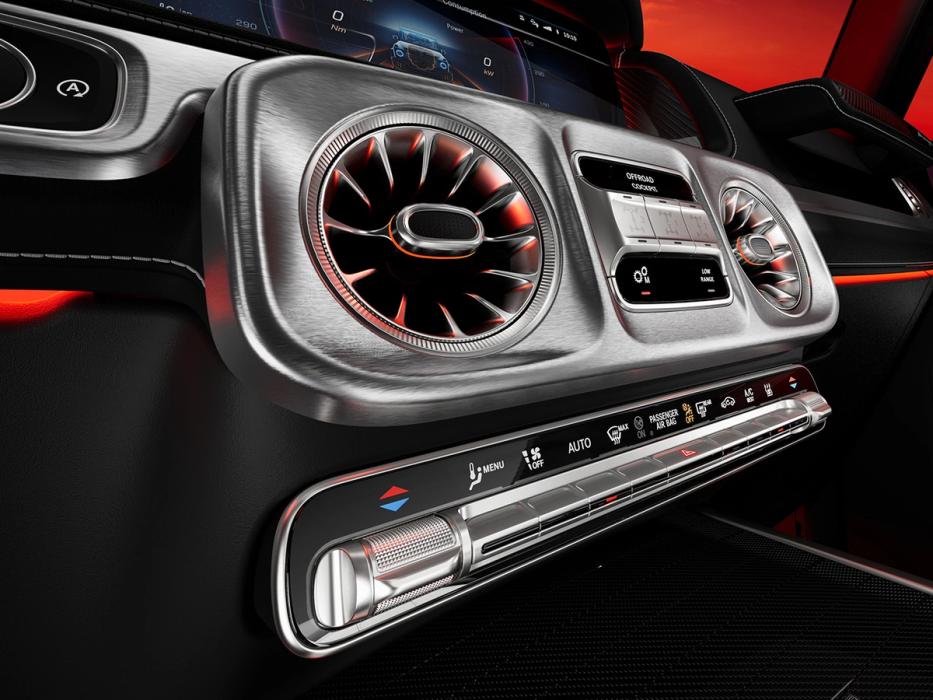 Offroad-Einstellungsmöglichkeiten des G 63