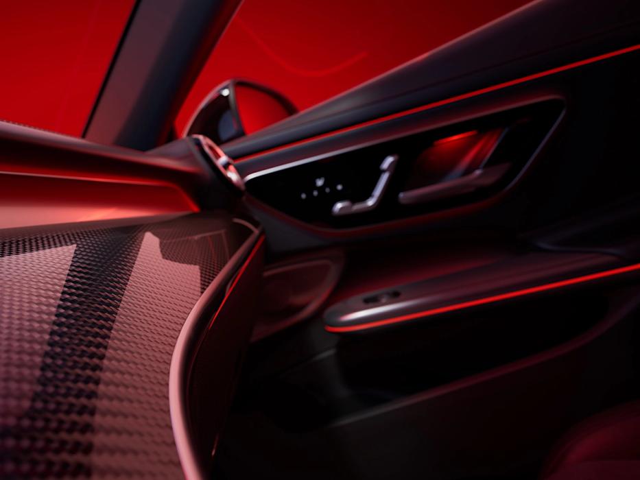 Mercedes-AMG CLE 53 Coupé Beifahrerbereich.