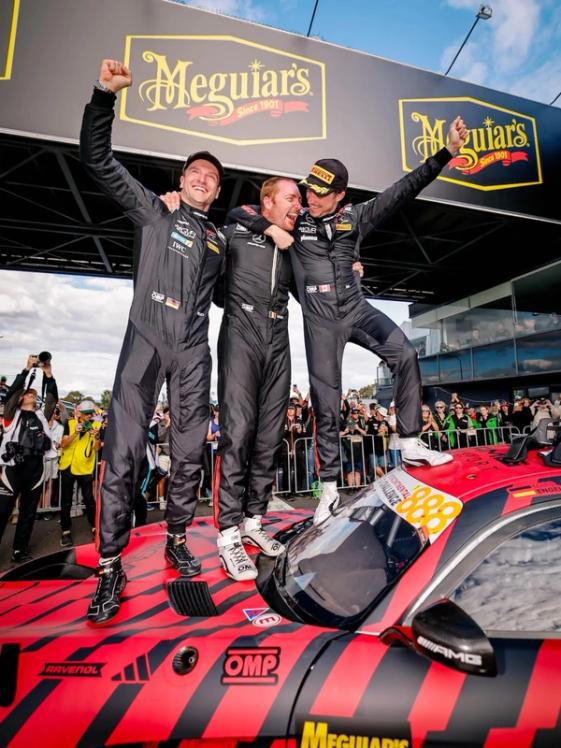 Bathurst Winners celebrating after the race