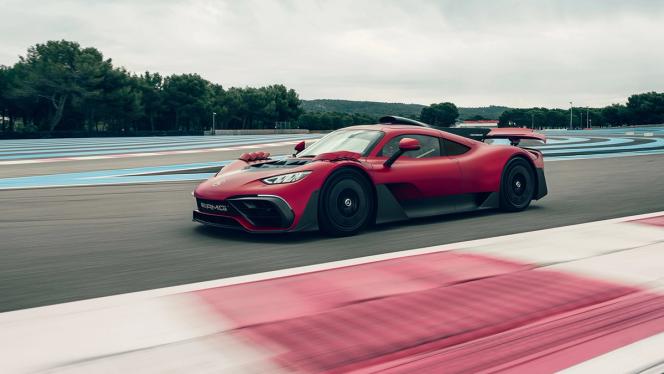 Der Mercedes-AMG ONE auf der Rennstrecke