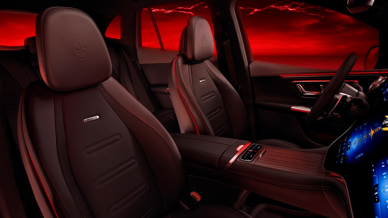 Performancesitze des Mercedes-AMG EQE 53 4MATIC SUV.
