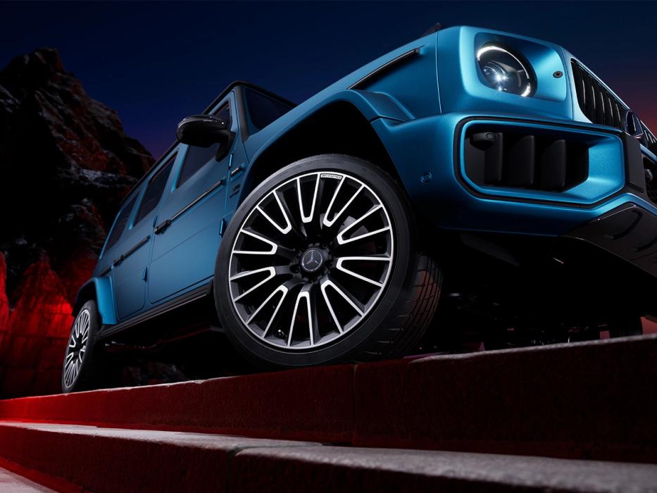 Nahaufnahme Felge G 63.