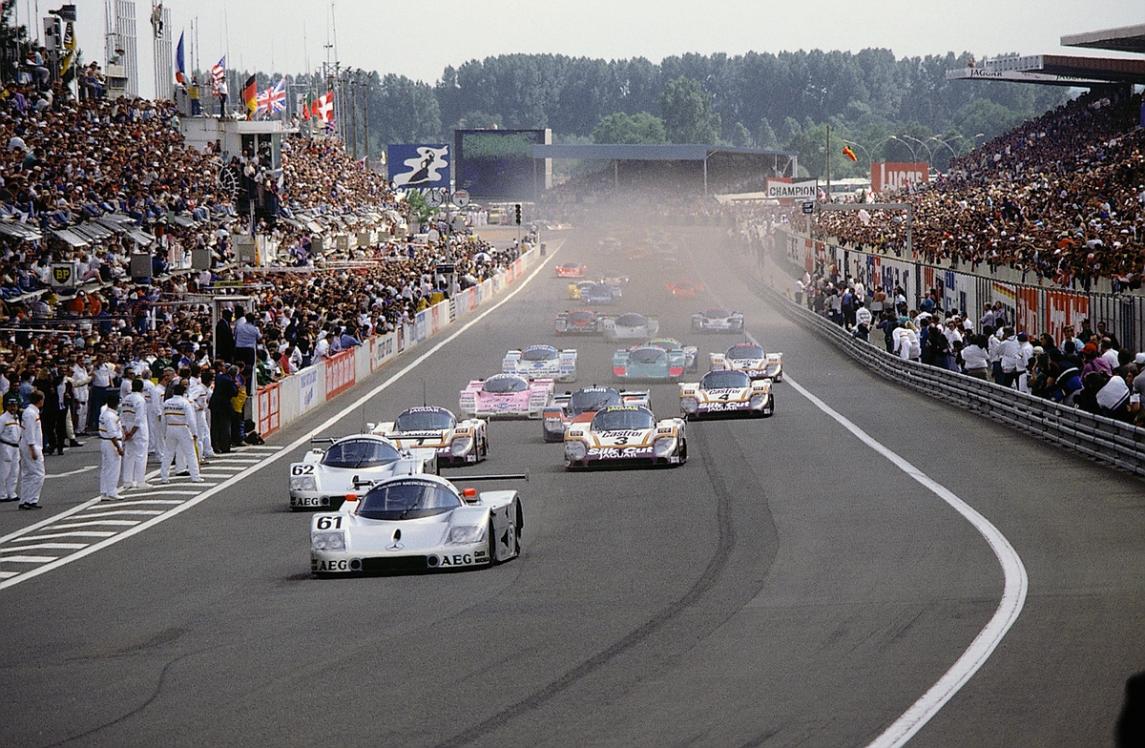 Picture from the 24h Le Mans race 1989
