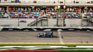 Mercedes-AMG GT crossing the finishing straight