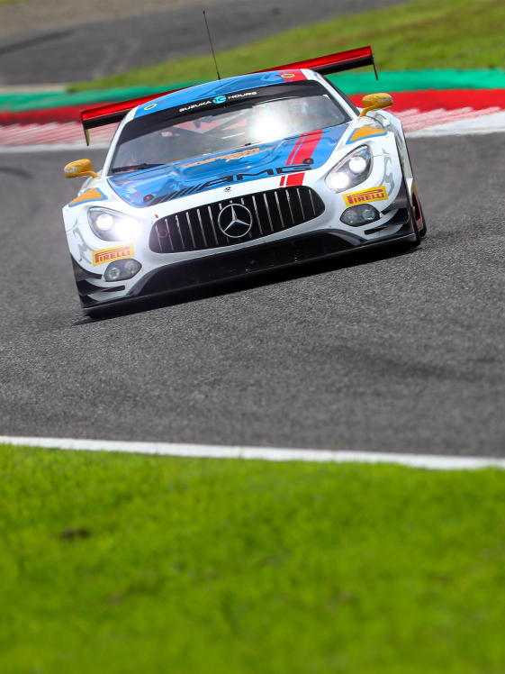 Mercedes-AMG GT car on the race track