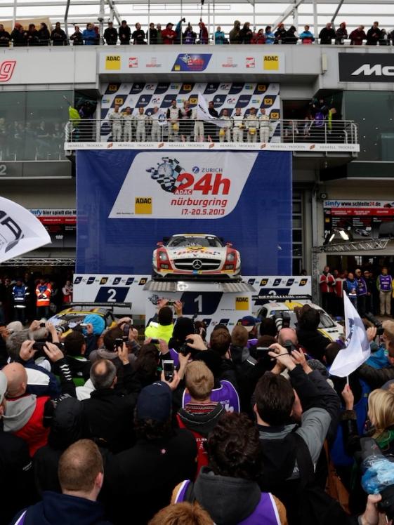 Photo podium 24h Nürburgring 2013