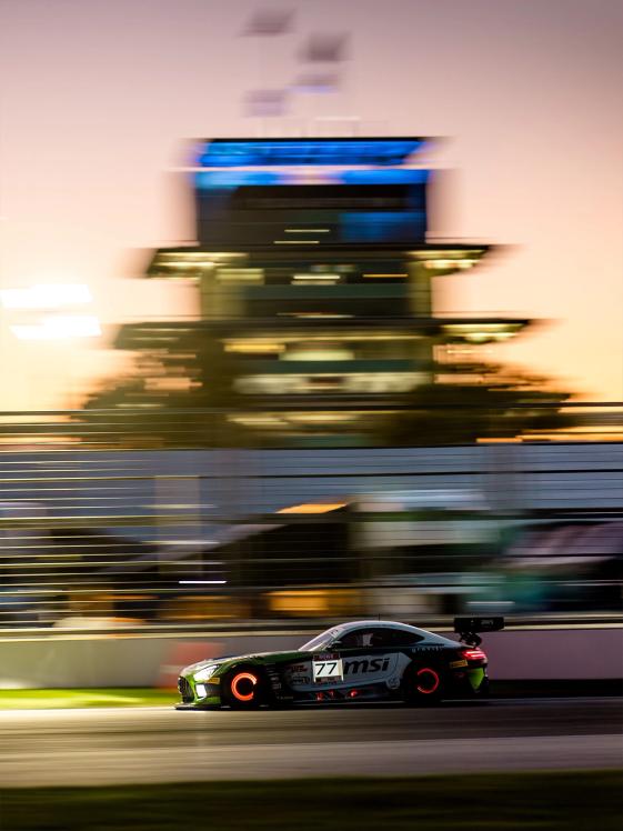 Mercedes-AMG GT vehicle from the side perspective