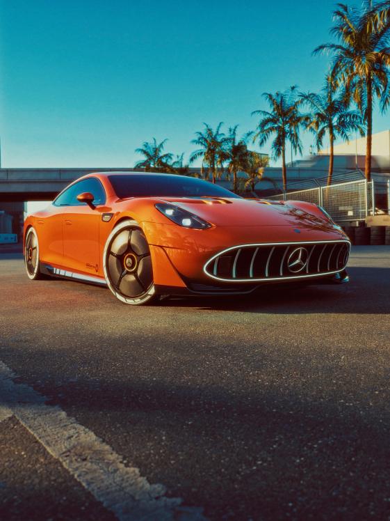 Frontansicht des CONCEPT AMG GT XX