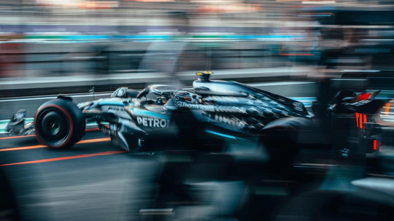 The Mercedes-AMG F1 W16 E PERFORMANCE.