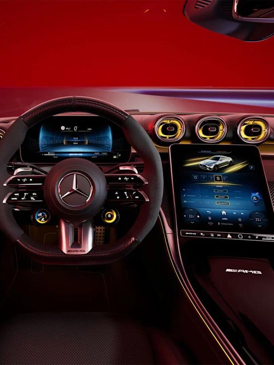 Dashboard und Konsole Mercedes-AMG CLE 53 4Matic+ Coupé “Limited Edition”