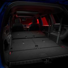 Blick auf den Kofferraum des Mercedes-AMG GLB 35 SUV.