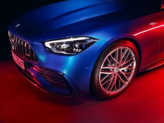 Kotflügel des Mercedes-AMG C 43 T-Modell