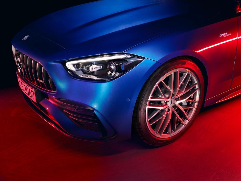 Kotflügel des Mercedes-AMG C 43 T-Modell