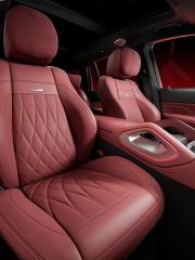 Sitze und Polster der neuen Mercedes-AMG GLS MANUFAKTUR Arctic Silver Edition