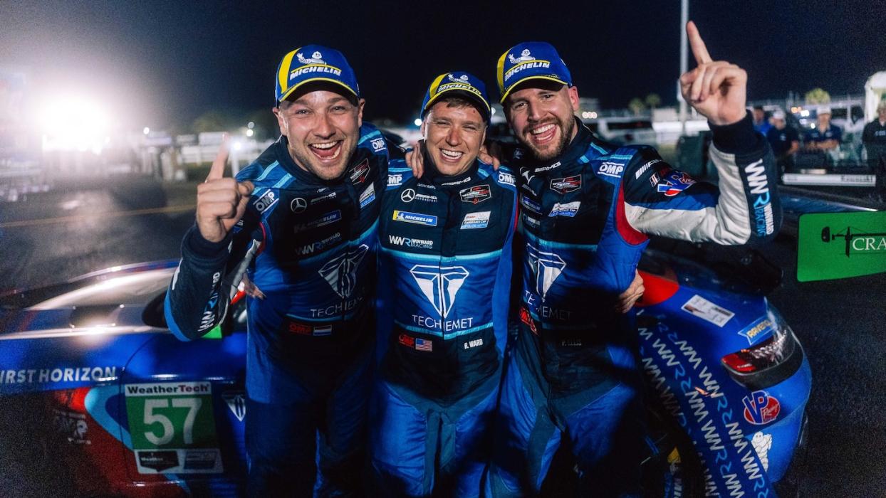 Three AMG GT racing drivers in the IMSA WeatherTech SportsCar Championship