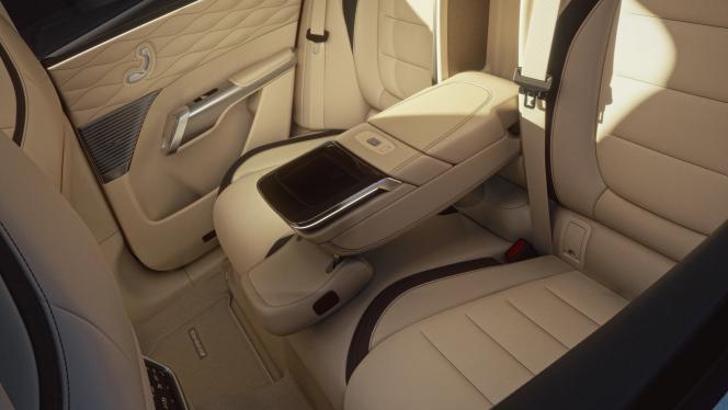 View of the back seat