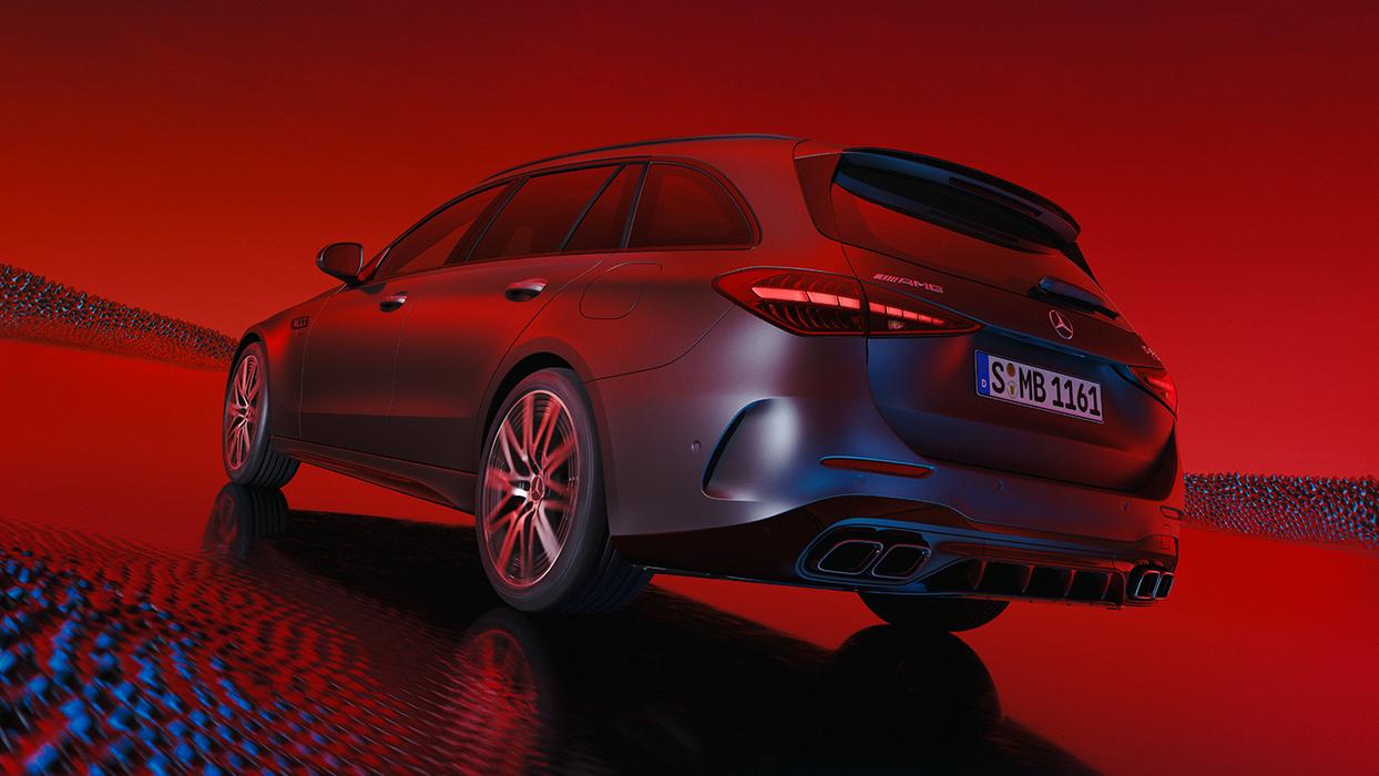 Mercedes-AMG C 63 S E PERFORMANCE T-Modell Heckansicht