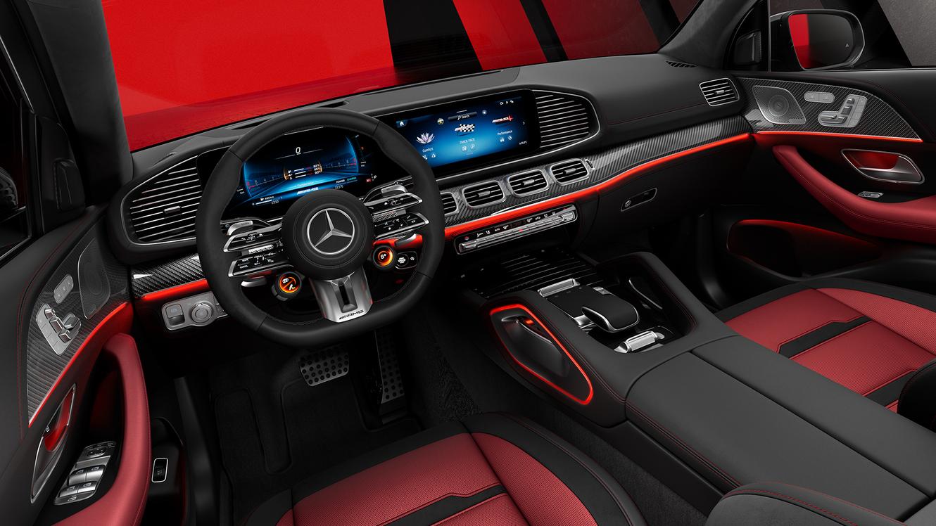 Interieur des Mercedes-AMG GLE 53 SUV.