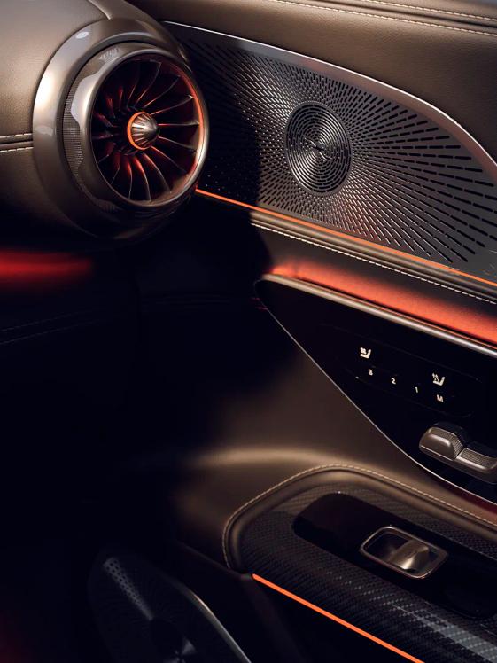 Soundsystem of the new Mercedes-AMG GT Coupé 55.