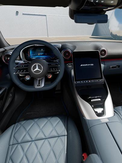 Interior of a Mercedes-AMG SL Roadster