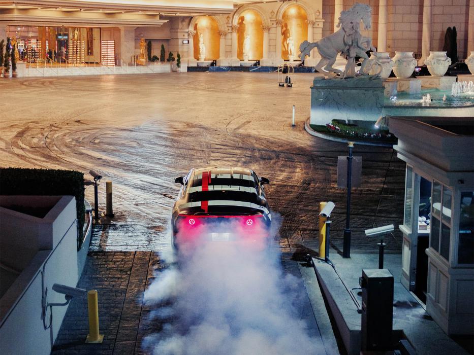 Mercedes-AMG GT 4-Door Coupe prototype in Las Vegas