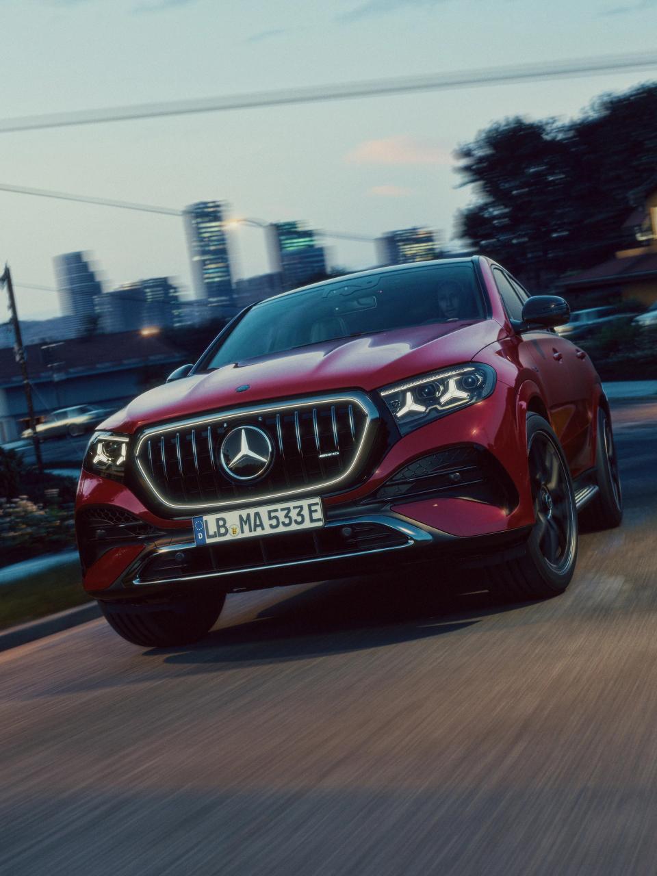 Front view of the Mercedes-AMG GLE Coupé