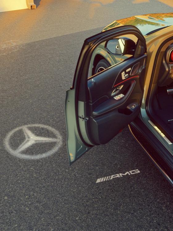 The door of the Mercedes-AMG GLE 63 S Coupé