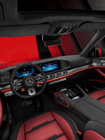 Interieur des Mercedes-AMG GLE 53 SUV.