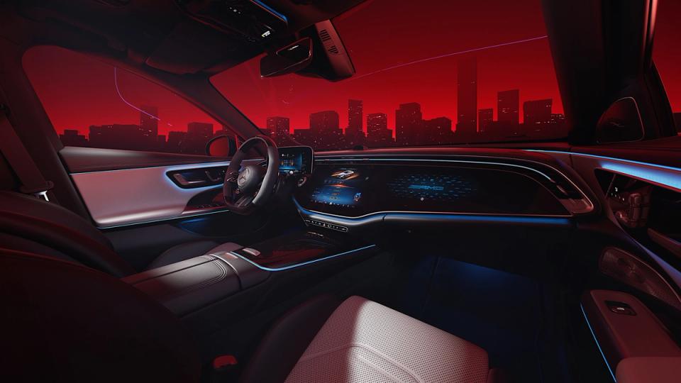 Instrumententafel der Mercedes-AMG E 53 Limousine.