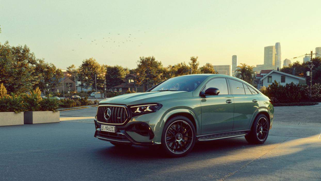 The Mercedes-AMG GLE 63 S Coupé in an urban setting