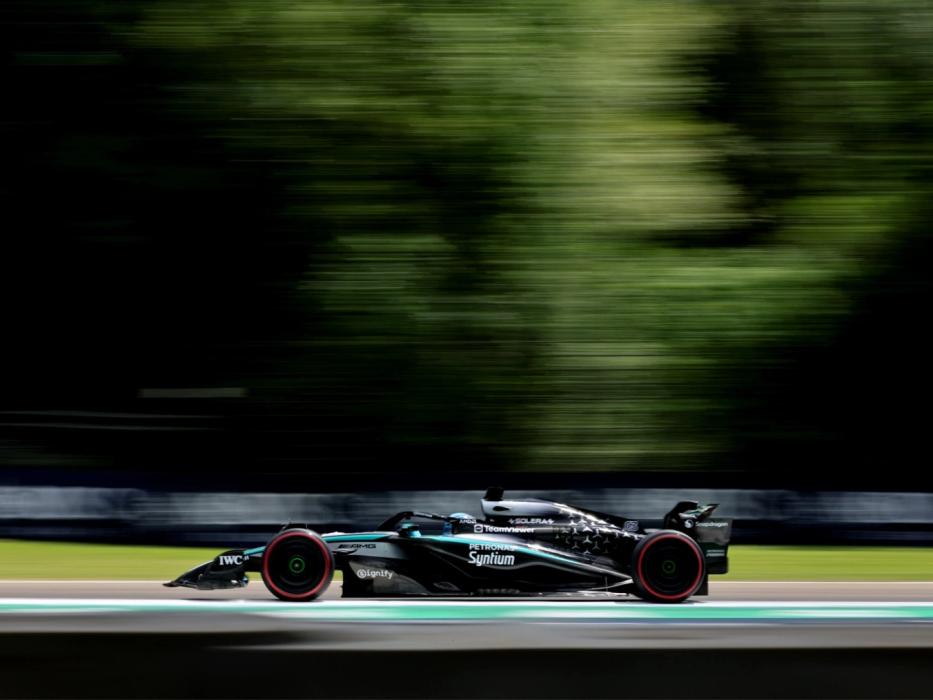 The Mercedes-AMG F1 W16 E PERFORMANCE.