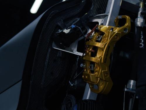 Close-up of the simulator dashboard