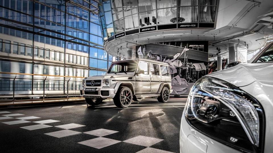G-Class parked in the Performance Center