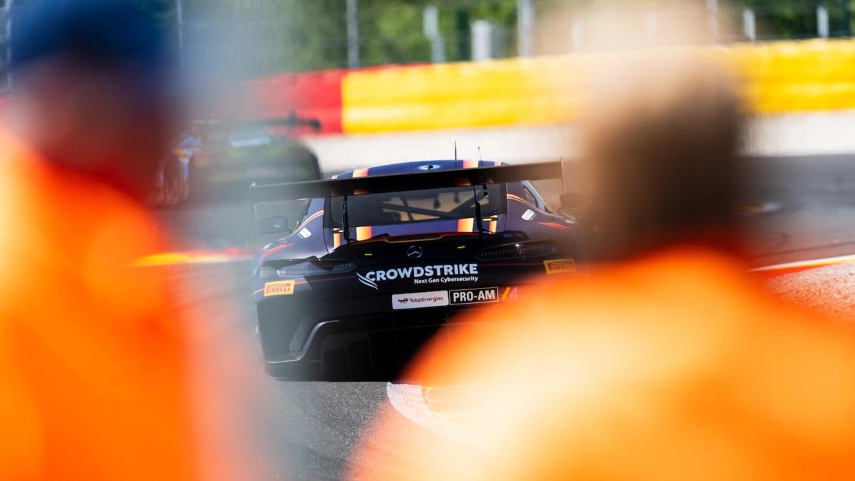 Mercedes-AMG GT on the race track at the 24 Hours of Spa