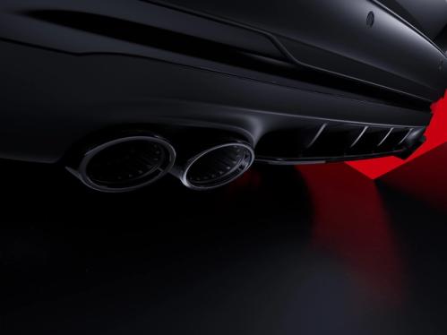 Auspuff des neuen Mercedes-AMG GLA 45 S 4MATIC+.