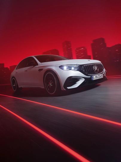 Mercedes-AMG E 53 Limousine Frontansicht.