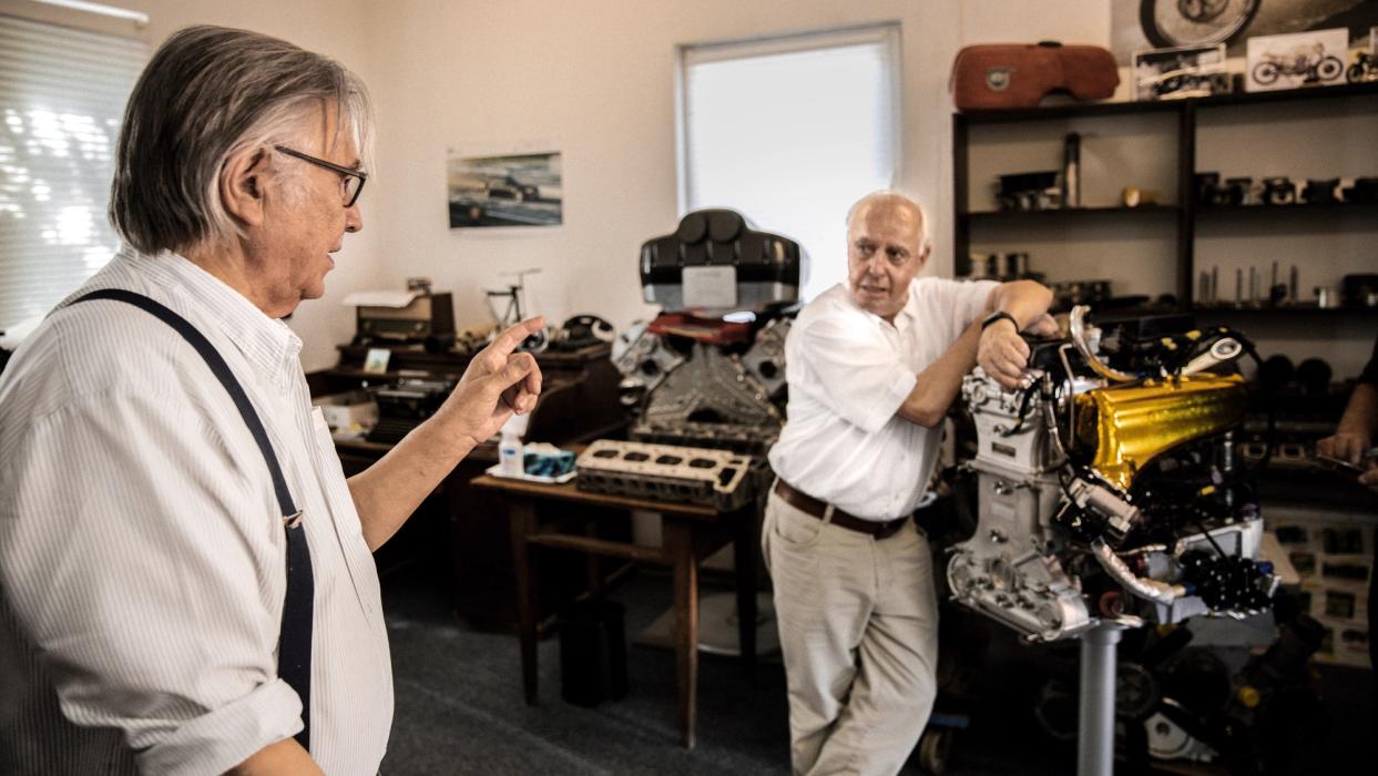 Picture with Aufrecht and Melcher