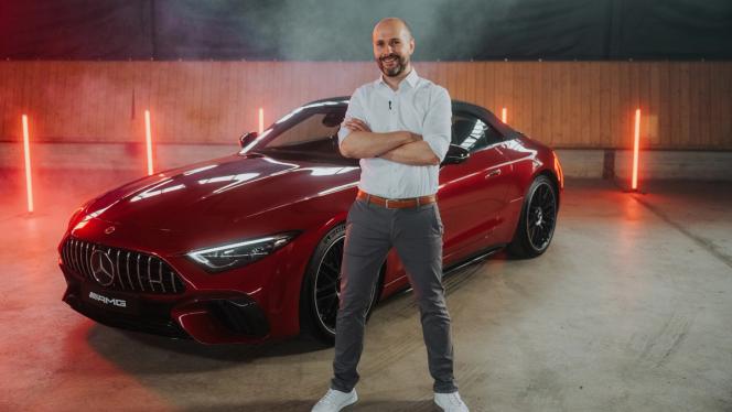 Mercedes-AMG product manager with the Mercedes-AMG SL