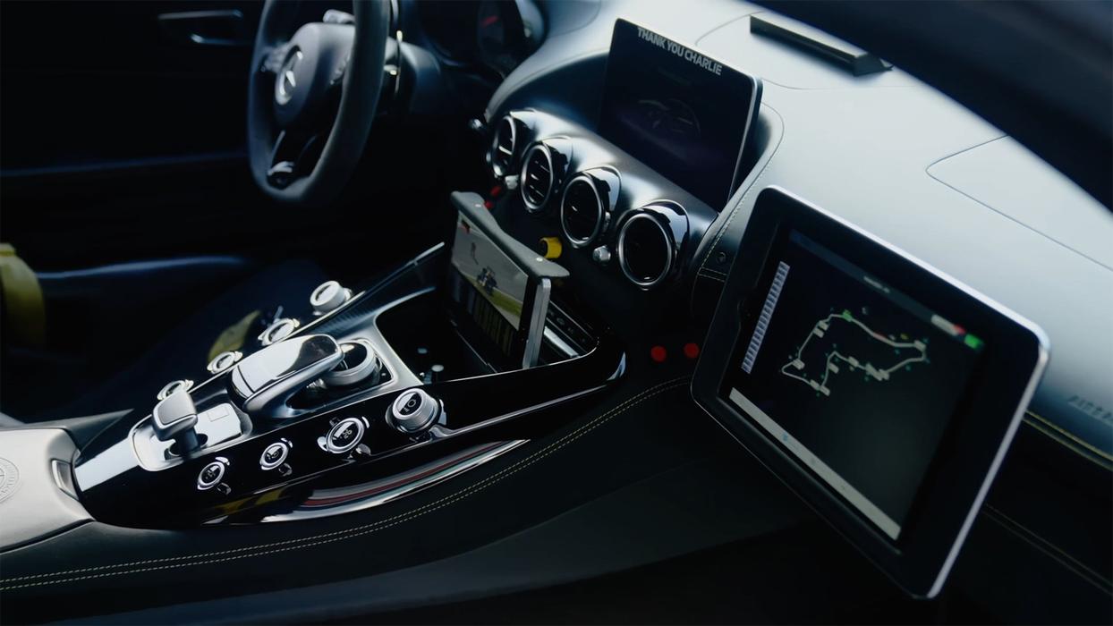 Interior of AMG Safety Car