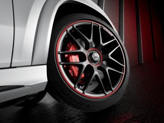 Rad und Felge der neuen Mercedes-AMG GLE SUV Arctic Silver Edition.