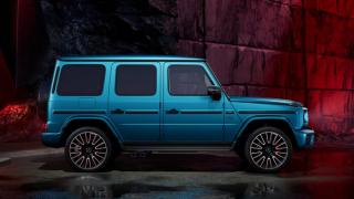 Seitenaufnahme des Mercedes-AMG G 63.