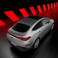 Mercedes-AMG GLC Coupe 63 S E von oben.